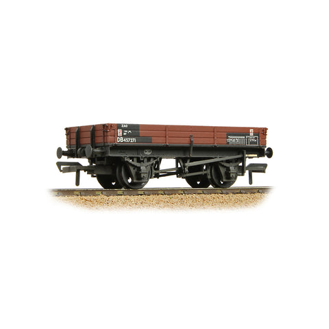 Bachmann 37-943A OO Gauge 3 Plank Wagon BR Departmental Bauxite (TOPS) [W]