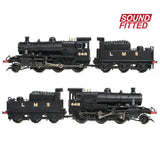 Graham Farish 372-627ASF N Gauge LMS Ivatt 2MT 6418 LMS Black (DCC SOUND)