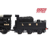 Graham Farish 372-627ASF N Gauge LMS Ivatt 2MT 6418 LMS Black (DCC SOUND)