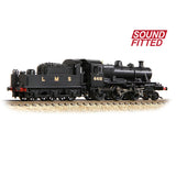 Graham Farish 372-627ASF N Gauge LMS Ivatt 2MT 6418 LMS Black (DCC SOUND)