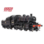 Graham Farish 372-628ASF N Gauge LMS Ivatt 2MT 46447 BR Lined Black (Late Crest)(DCC SOUND)