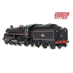 Graham Farish 372-729SF N Gauge BR Standard 5MT with BR1 Tender 73050 BR Lined Black (Late Crest)(DCC SOUND)