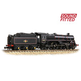 Graham Farish 372-729SF N Gauge BR Standard 5MT with BR1 Tender 73050 BR Lined Black (Late Crest)(DCC SOUND)