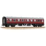 Graham Farish 374-012E N Gauge BR Mk1 TSO Trailer Second Open Coach BR Maroon