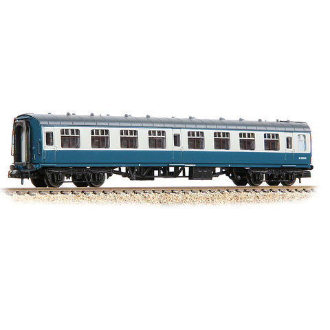 Graham Farish 374-062F N Gauge BR Mk1 SK Second Corridor Coach BR Blue & Grey