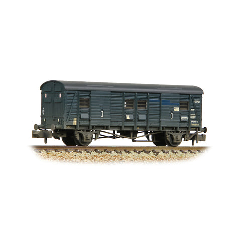 Graham Farish 374-420 N Gauge SR NQV (Ex-CCT) Covered Carriage Truck BR Blue [W]