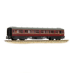 Graham Farish 374-537B N Gauge GWR Hawksworth Second Corridor BR Maroon