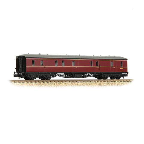 Graham Farish 374-586A N Gauge GWR Hawksworth Full Brake BR Maroon