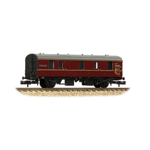 Graham Farish 374-785A N Gauge BR Mk1 CCT Covered Carriage Truck BR Maroon