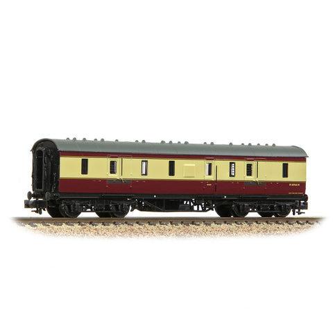 Graham Farish 374-886A N Gauge LMS Stanier 50ft Full Brake BR Crimson & Cream