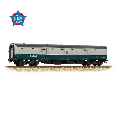 Graham Farish 374-965A N Gauge BR Mk1 NTX (Ex-POT) Post Office Tender (Stowage) BR Blue & Grey (RM)