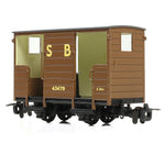 Bachmann 393-101A OO-9 Gauge RNAD Open-End Brake Van Statfold Barn Railway Brown