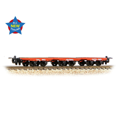 Bachmann 393-226 OO-9 Gauge Dinorwic Slate Wagons without sides 3-Pack Red