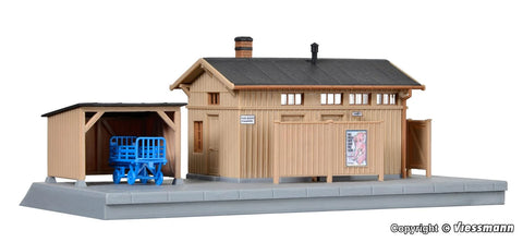 Kibri 39349 HO/OO Gauge Outbuildings with Shed Kit