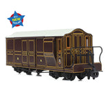 Bachmann 394-076 OO-9 Gauge Ffestiniog Railway Curly Roof Van No.1 FR Lined Plum