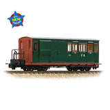 Bachmann 394-080 OO-9 Gauge Ffestiniog Railway Brake Third No. 10 FR Green with Red Ends