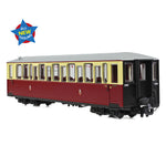 Bachmann 394-100A OO-9 Gauge Ffestiniog Railway 'Tin Car' Saloon Third No. 120 FR Crimson & Cream