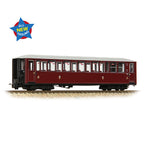 Bachmann 394-101 OO-9 Gauge Ffestiniog Railway 'Tin Car' Saloon Third No. 119 FR Maroon