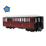 Bachmann 394-101 OO-9 Gauge Ffestiniog Railway 'Tin Car' Saloon Third No. 119 FR Maroon