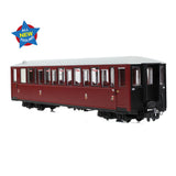 Bachmann 394-101 OO-9 Gauge Ffestiniog Railway 'Tin Car' Saloon Third No. 119 FR Maroon