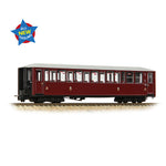 Bachmann 394-101A OO-9 Gauge Ffestiniog Railway 'Tin Car' Saloon Third No. 120 FR Maroon