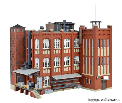 Kibri 39814 HO/OO Gauge Old Fashioned Brick-Build Factory Kit