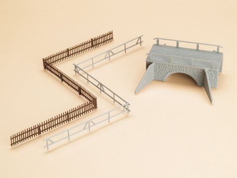 Auhagen 42555 HO/OO Gauge Small Stone Bridge Kit