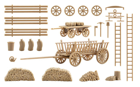 Vollmer 3699 HO Gauge Farm Decoration Kit