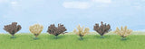 Busch 6057 HO Gauge 6 Assorted Bushes