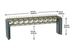 Noch 67020 HO/OO Gauge Steel Bridge Laser Cut Kit 37.2cm