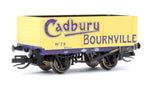 Peco TTR-7014P TT:120 Gauge 7 Plank Open Wagon Cadbury Bournville 79