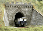 Busch 7022 HO/OO Gauge Single Track Tunnel Portals with Embankment Walls