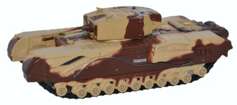 Oxford Diecast 76CHT001 1:76/OO Gauge Churchill Tank MKIII Kingforce - Major King