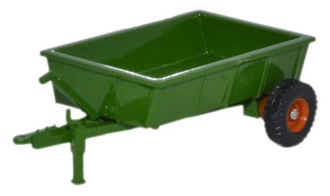 Oxford Diecast 76FARM005 1:76/OO Gauge Farm Trailer Green