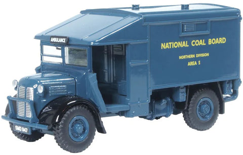 Oxford Diecast 76K2003 1:76/OO Gauge Austin K2 Ambulance National Coal Board