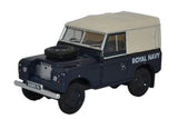 Oxford Diecast 76LR3S004 1:76/OO Gauge Land Rover Series III SWB Canvas Royal Navy