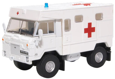 Oxford Diecast 76LRFCA003 1:76/OO Gauge Land Rover FC Ambulance 24 Field, Bosnia