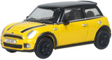 Oxford Diecast 76NMN008 1:76/OO Gauge New Mini Yellow