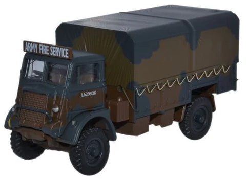 Oxford Diecast 76QLD001 1:76/OO Gauge Bedford QLD Army Fire Service