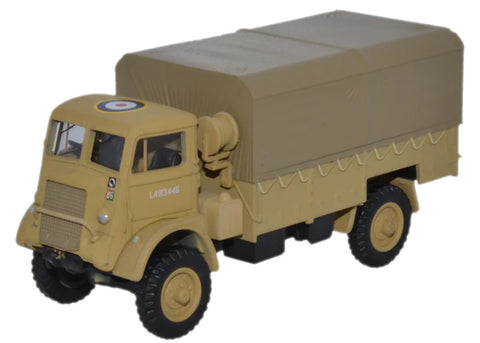 Oxford Diecast 76QLD004 1:76/OO Gauge Bedford QLD RASC, 30 Corps, 8th Army 1942/3