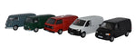 Oxford Diecast 76SET66 1:76/OO Gauge 5 Piece VW Van Set T1/T2/T3/T4/T5 (DAMAGED SLEEVE)