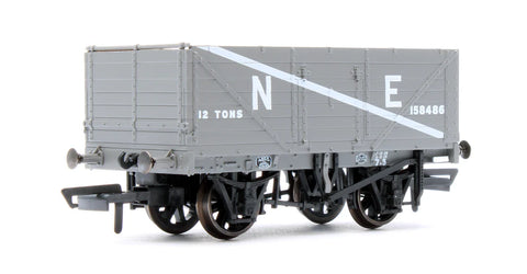 Oxford Rail 76MW7037 OO Gauge 7 Plank Wagon NE 158486