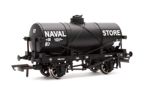 Oxford Rail 76TK2009 OO Gauge 12T Tank Wagon - Naval Store Department No.87