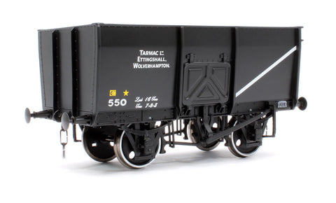 Dapol 7F-041-006 O Gauge 14t Slope Sided Mineral Wagon Black Tarmac 550