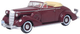 Oxford Diecast 87BS36003 1:87/HO Gauge Buick Special Convertible Coupe 1936 Cardinal Maroon