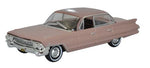 Oxford Diecast 87CSD61001 1:87/HO Gauge Cadillac Sedan Deville 1961 Topaz Metallic