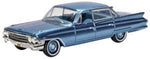 Oxford Diecast 87CSD61003 1:87/HO Gauge Cadilac Sedan Deville 1961 Nautilus Blue