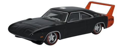 Oxford Diecast 87DD69001 1:87/HO Gauge Dodge Charger Daytona 1969 Black