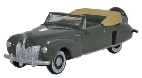 Oxford Diecast 87LC41003 1:87/HO Gauge Lincoln Continental 1941 Pewter Grey