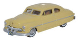 Oxford Diecast 87ME49002 1:87/HO Gauge Mercury 1949 Bermuda Cream